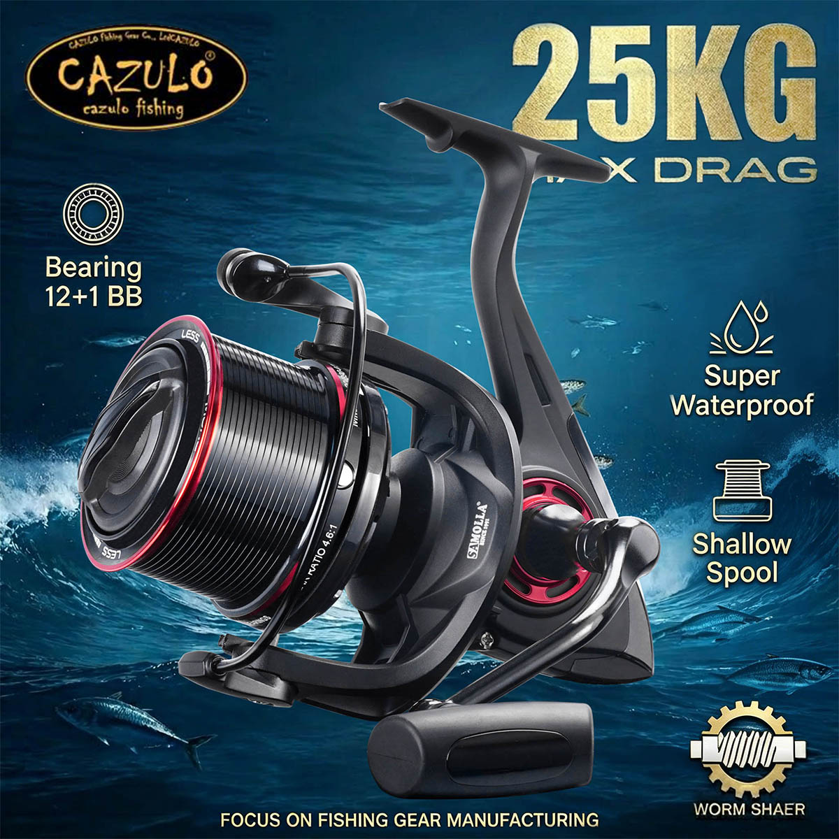 Reel Drag Knob - Carretilha de Pesca CAZULO Long Cast