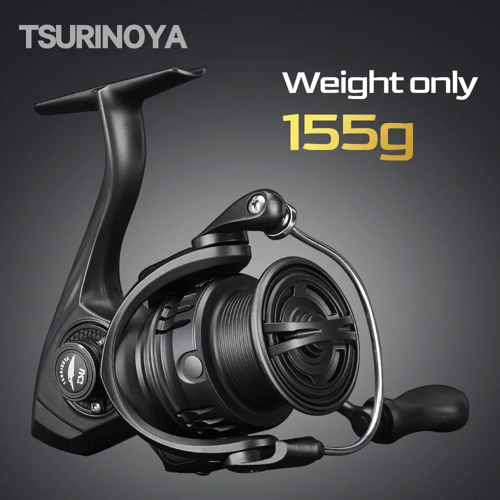 Surf Reel - Tsurinoya carretel de pesca giratório ultraleve,