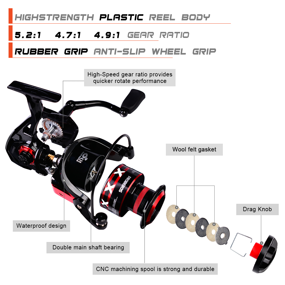 PROBEROS Carretel giratório 9- - Reel Drag Knob avaliação e preço