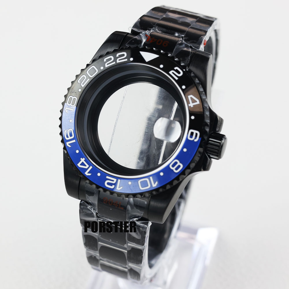 40mm preto pvd caixa de relógi - Reel Case avaliação e preço