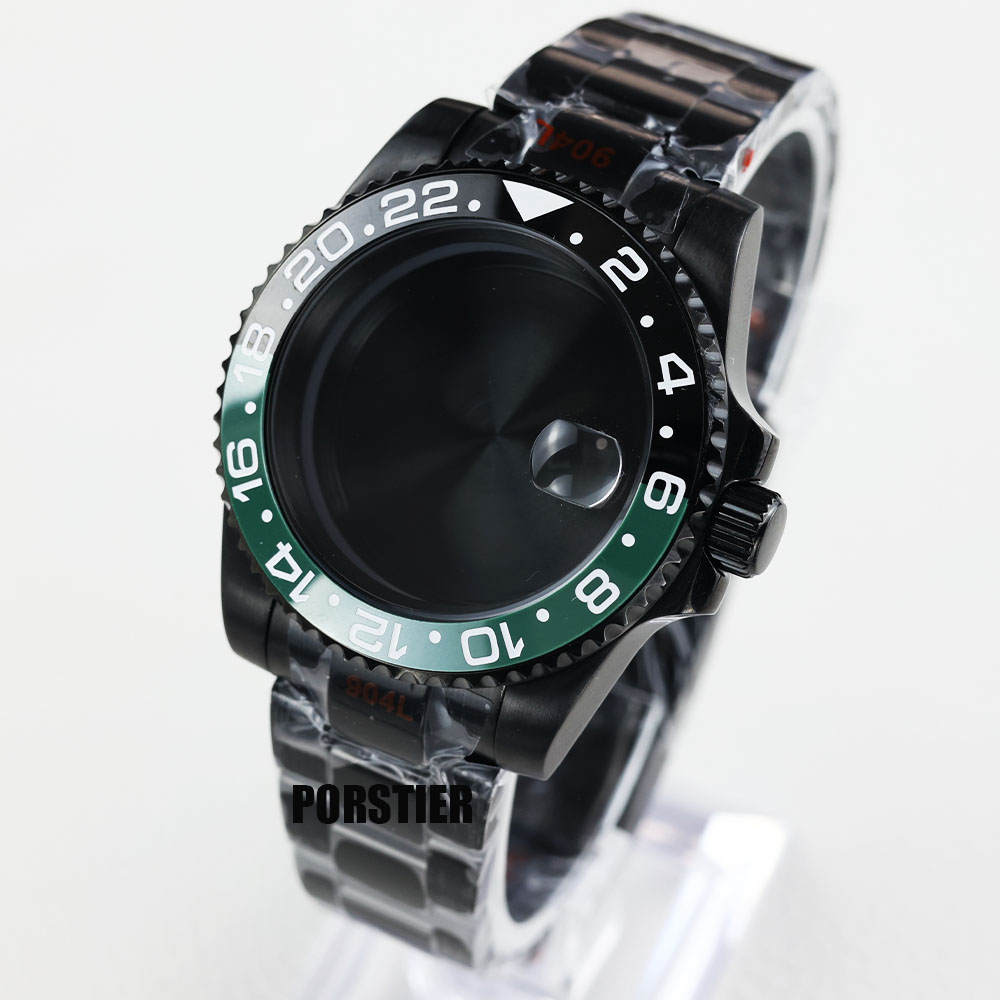 40mm preto pvd caixa de relógi - Reel Case avaliação e preço
