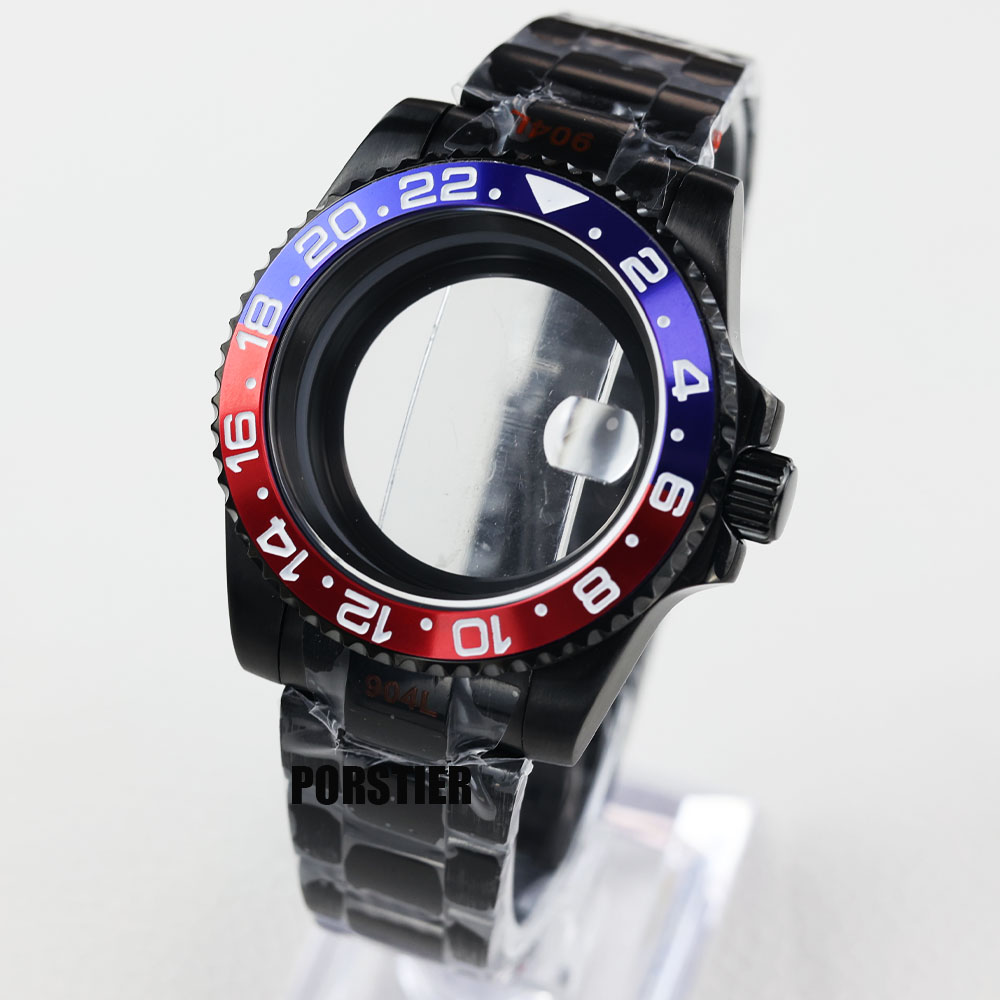 40mm preto pvd caixa de relógi - Reel Case avaliação e preço