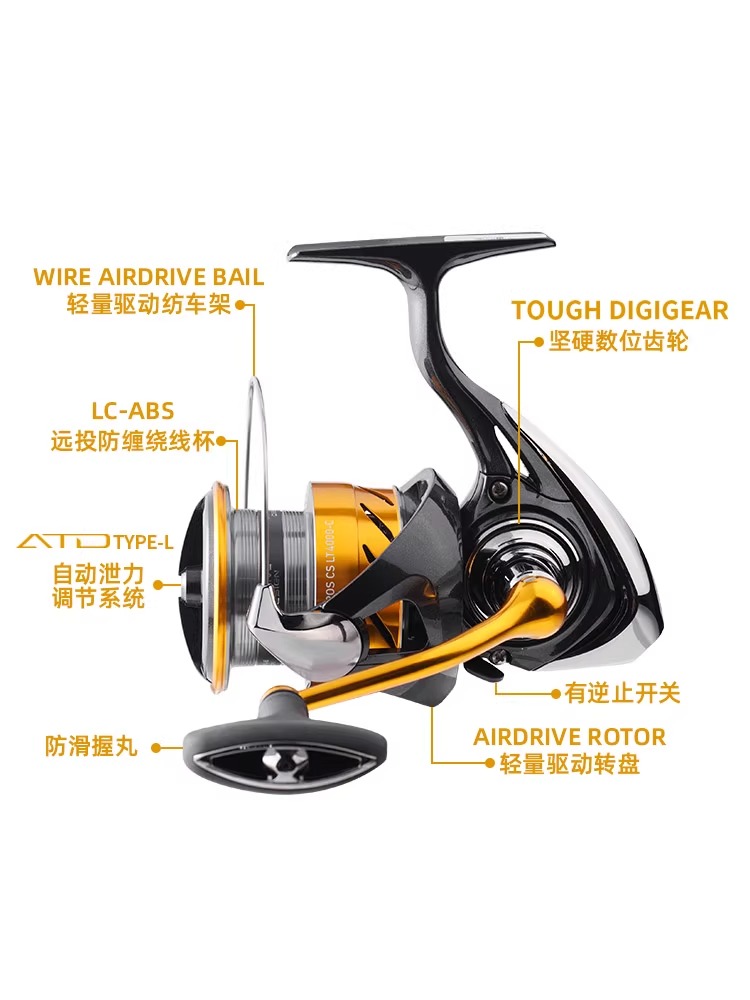 DAIWA-REVROS CS LT Spinning Fi - Ice Fishing Reel avaliação e preço