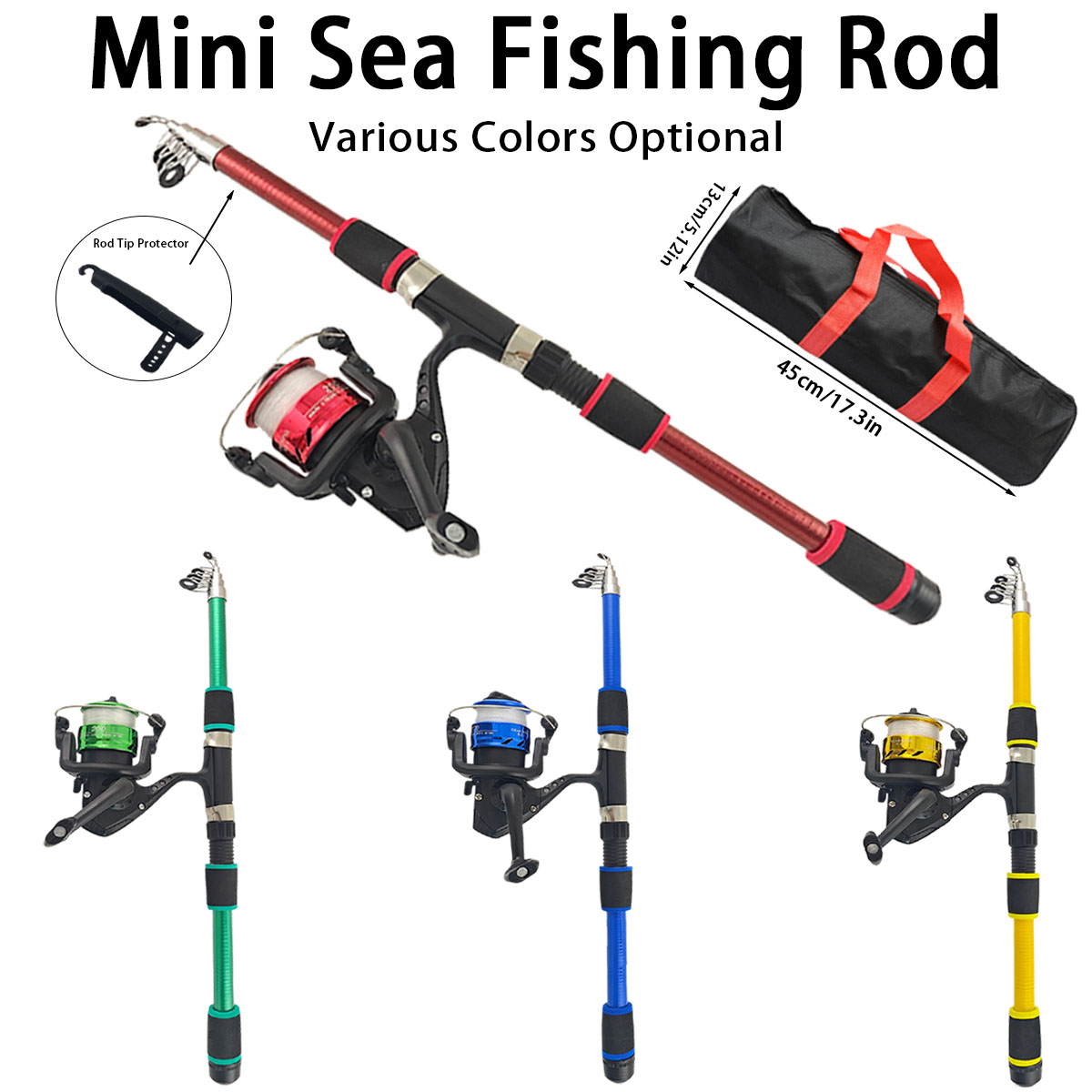Conjunto de Vara de Pesca Tele - Reel Bag avaliação e preço
