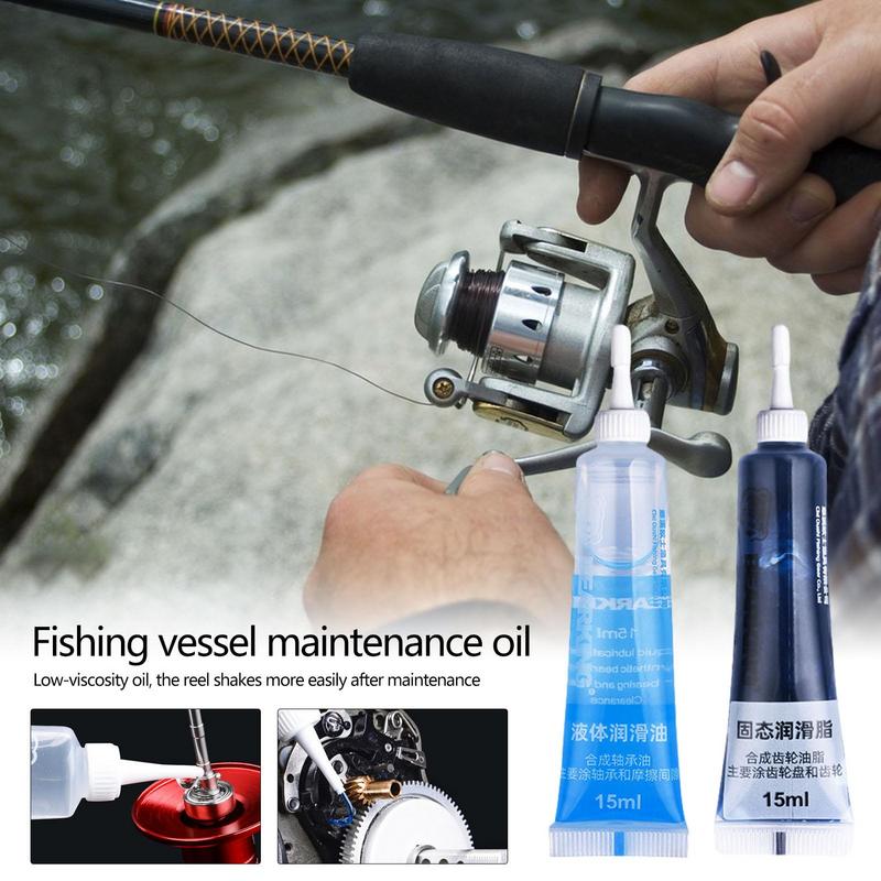 Pesca carretel manutenção óleo - Reel Lubricant avaliação e preço