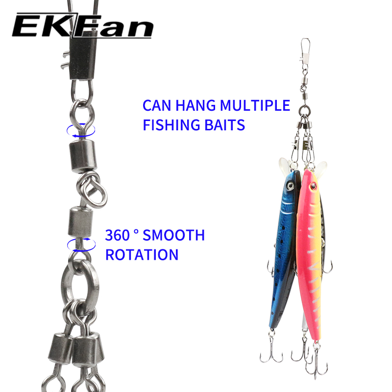 EKFan 5pcs Conector de anel em - Conventional Reel avaliação e preço